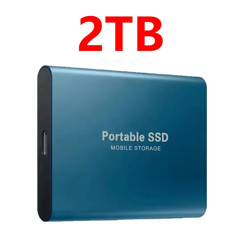 Tragbare ssd, 1tb Original-fest-Zustand-fährt , 2tb externe festplatten , 4tb hochgeschwindigkeits-massenspeicherfestplatten für Laptop/Mac/pc/smartphone: Silber