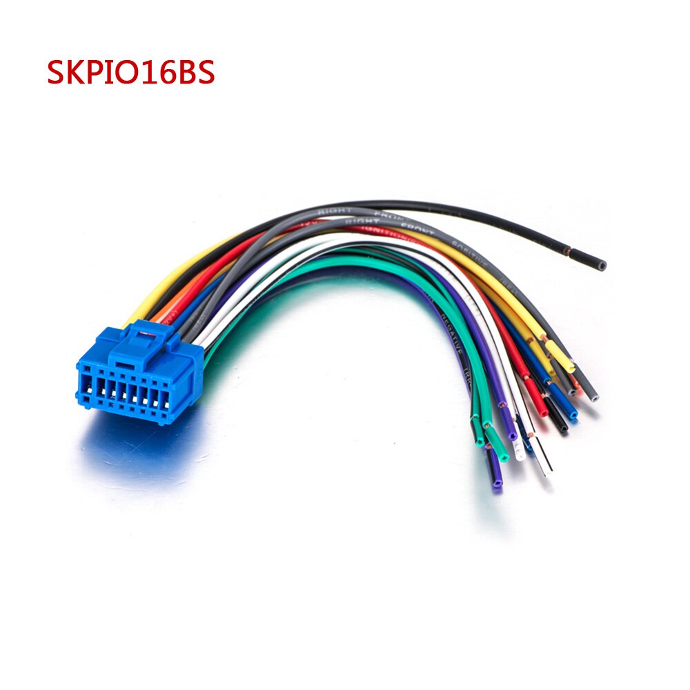 Faisceau Câblage Autoradio ISO - Câble Adaptateur Connecteur 16 Broches pour Pioneer DEH P-série: Skpio 16bs