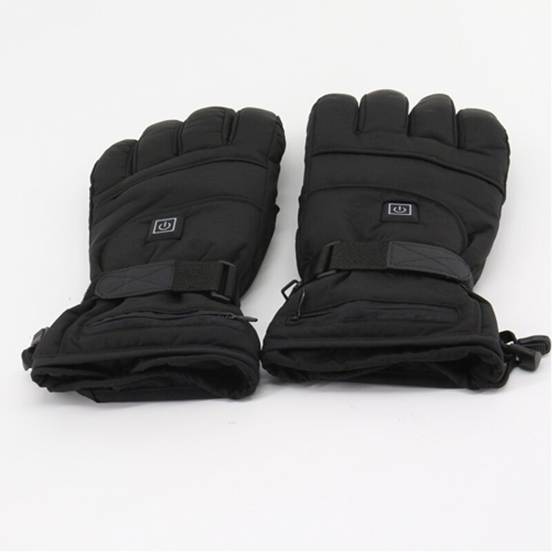 Uppvärmda handskar med batteri helfingerhandske för skidåkning vandring klättring körning batteri uppvärmda handskar uppladdningsbar batterihandske: Default Title