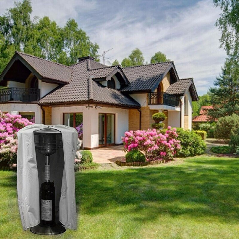 Outdoor Waterproof Sunsn Rainproof Heater Dust Cover Garden Zipper Closed Courtyard Heater Cover