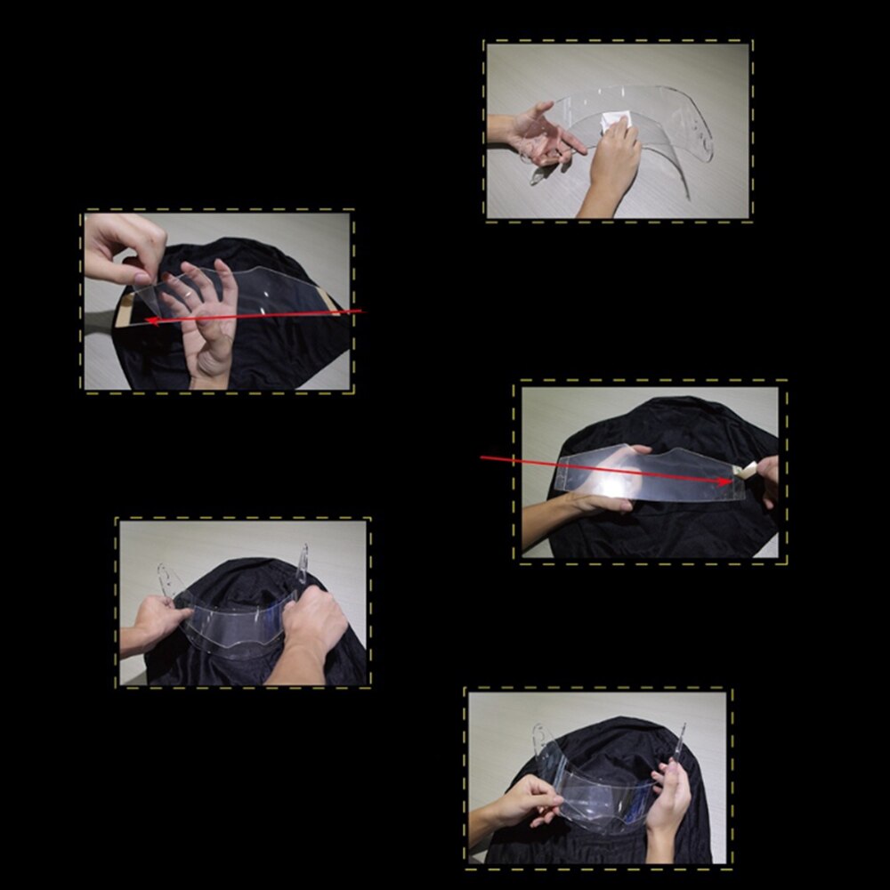 Anti-Fog Helmet Lens film universal for the Motorcycle Helmet visor Fog Resistant films Motorcycle Accessories
