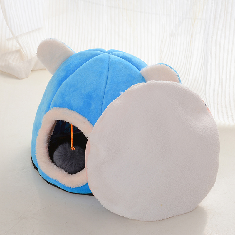 Deep Cave Bed For Cats Small Dogs Bed Cat's House Cat Bed Cat House Cats Accessories Dog House Puppy Nest Pet Beds Dog Kennel