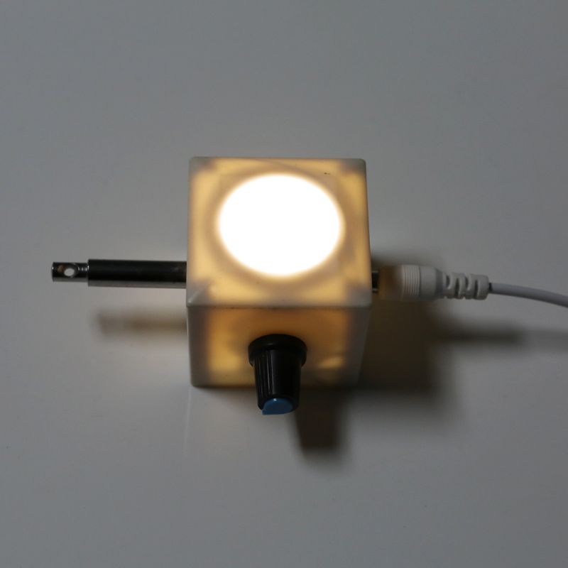 Usb Wit Led Licht Verlichting Bodem Biologische Microscoop Lamp Bron Verstelbare