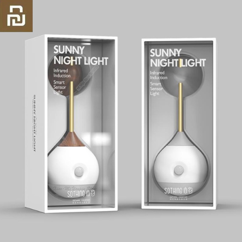 Youpin Sothing Sunny Smart Sensor Night Light Infrared Induction USB Charging Removable Night Lamp for Smart Home