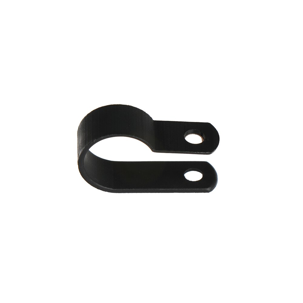 Unids/lote de Clips de plástico P, sujetadores de manguera negros, Cable duradero Tipo R, abrazadera para Cable de nilón, accesorios eléctricos, accesorios de montaje, accesorios eléctricos, 100: 8.4mm-black
