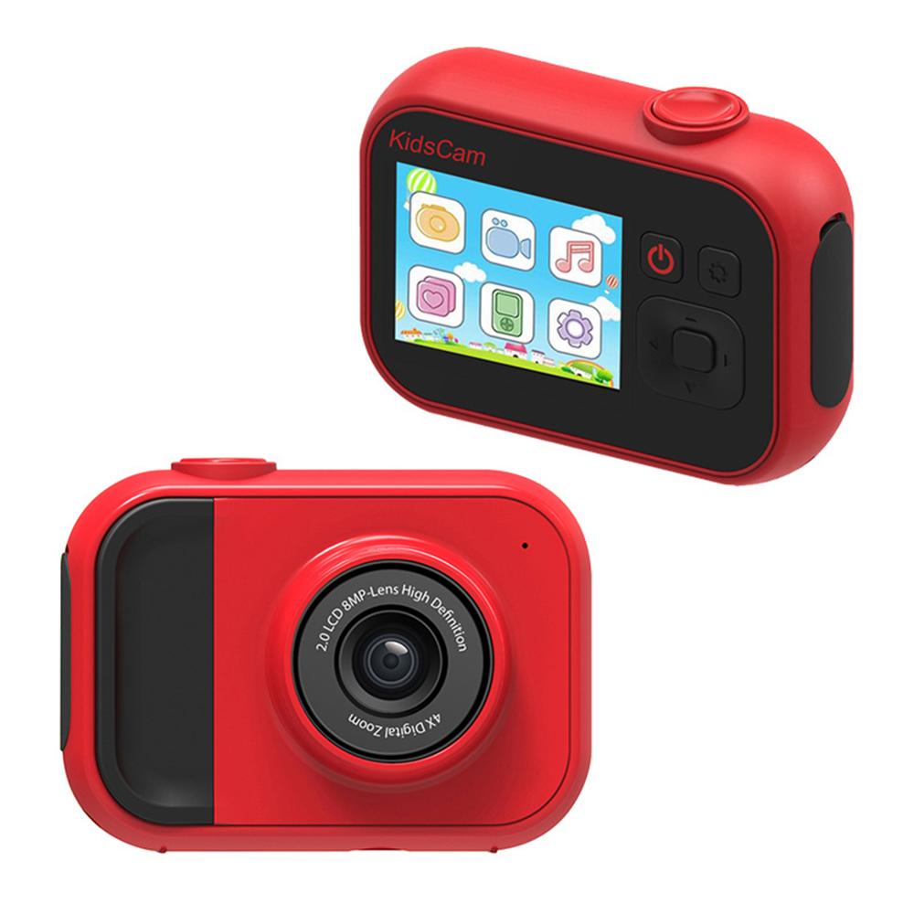 Mini pædagogisk fotokamera til børn 24mp fuld  hd 1080p digitalt kamera 4x zoom legetøjskamera til børnefødselsdag