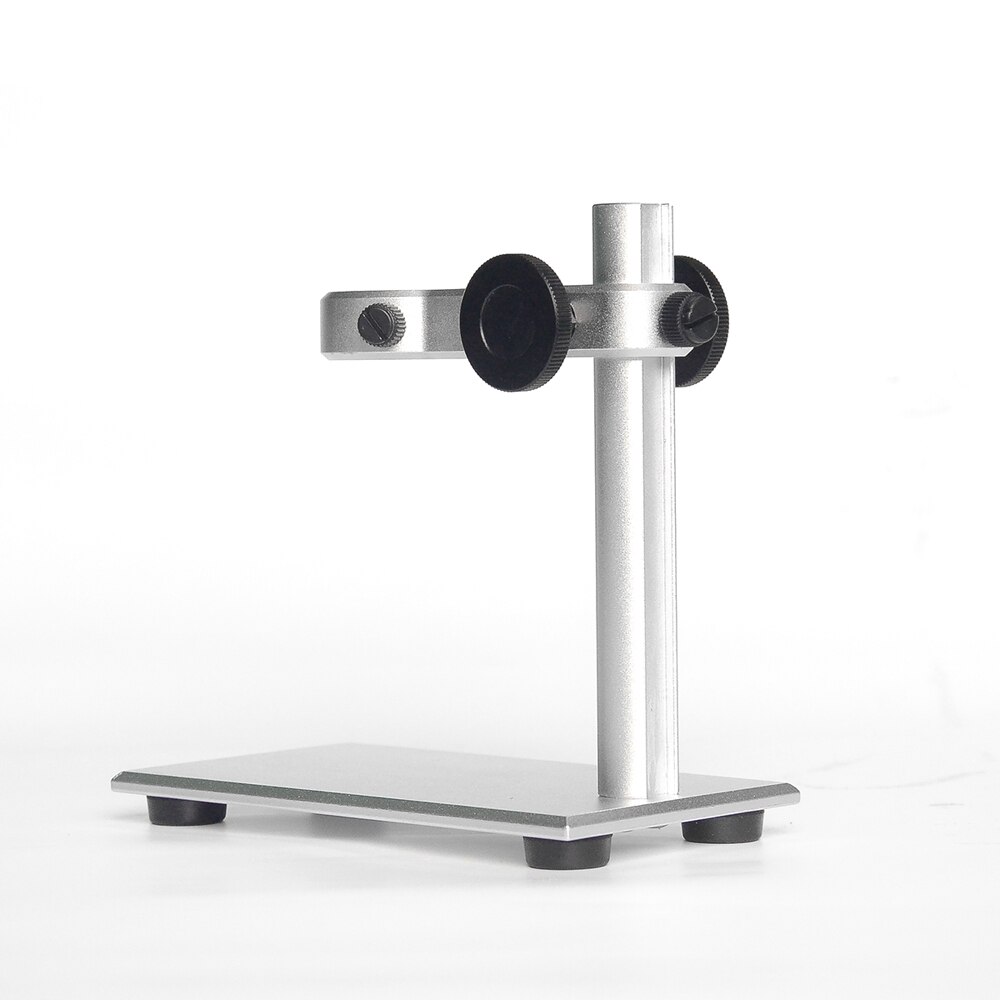 Aluminum Alloy Microscope Stand Microscope Metal Bracket with Adjustment Height 23-35mm Clamping Diameter for Most Microscopes