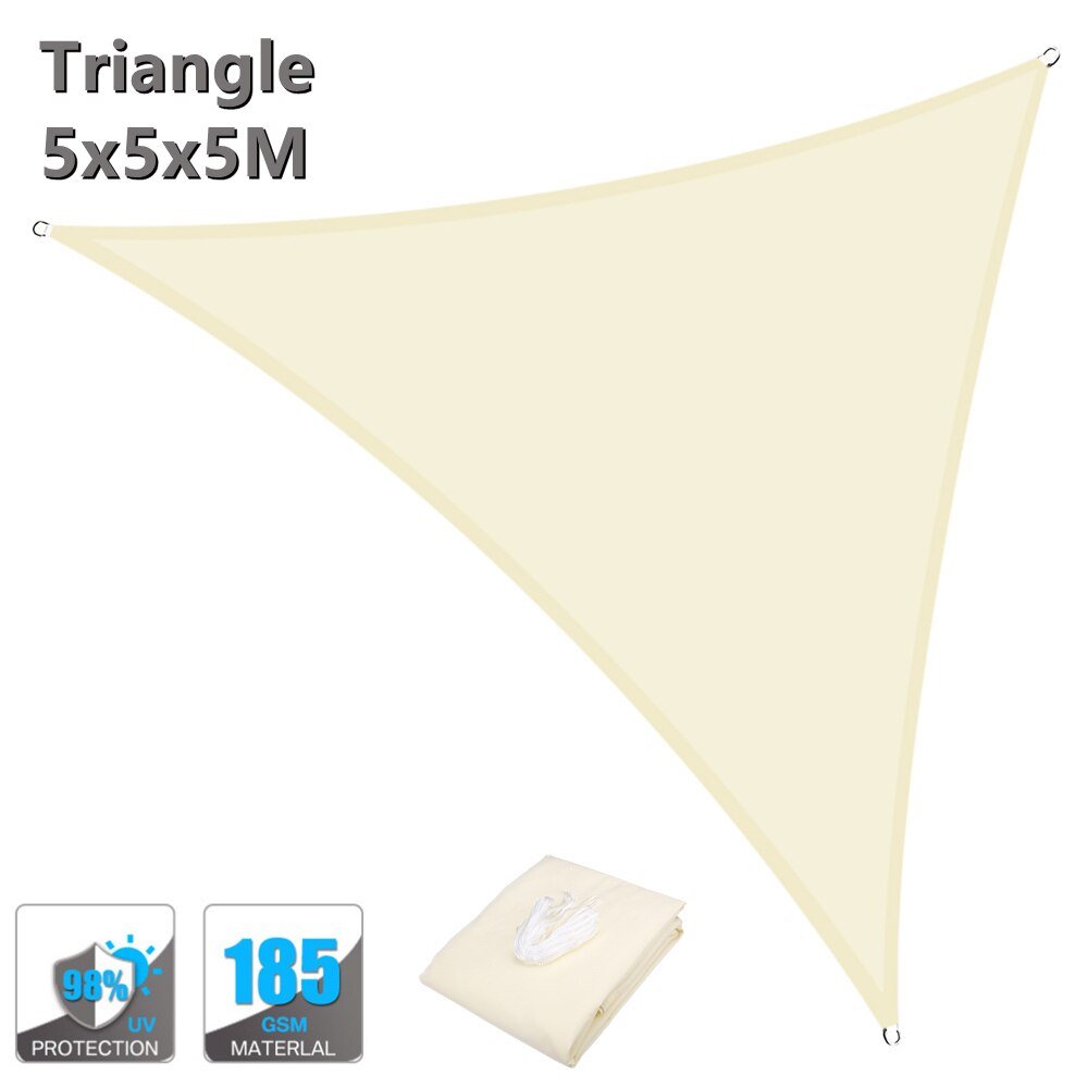 Sonne Sonnensegel 98% UV Block Sonnenschirm Segel für Terrassen Hinterhof Parkplatz Baldachin Markise Zelte Party Im Freien Pavillon Pergola Abdeckung: 5X5X5M