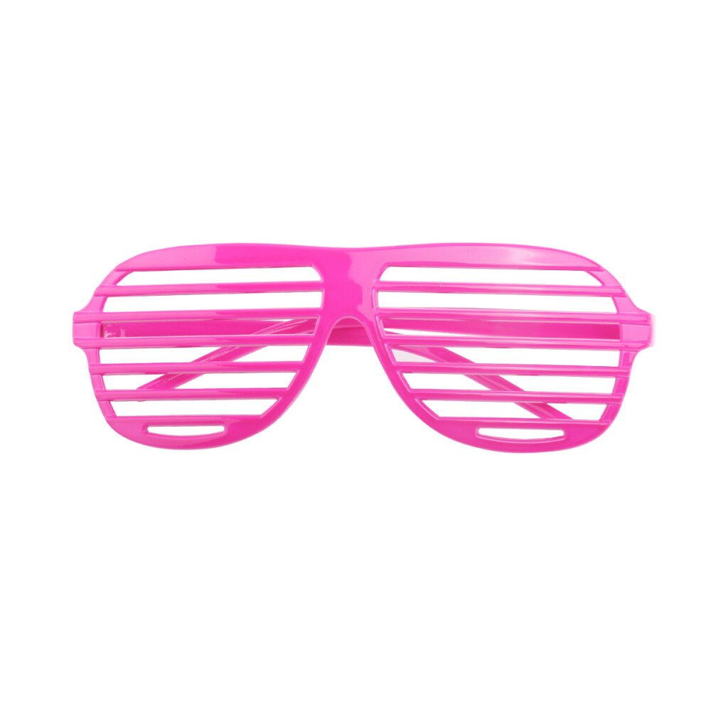 24 pièces obturateur lunettes lunettes de soleil Club fête Cosplay accessoires (couleur aléatoire)