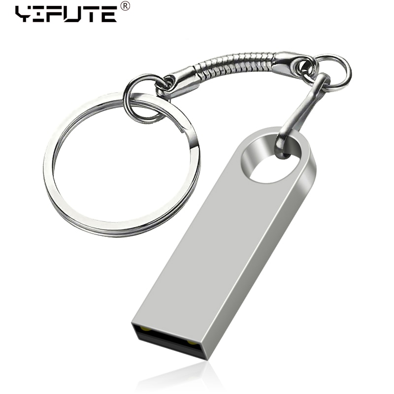 Metal Mini USB Flash Drive 256GB 128GB 64GB 32GB 16GB 8GB Pendrive Cle USB Flash Stick Pen Drive 8 16 32 64 128 256 GB USB Stick