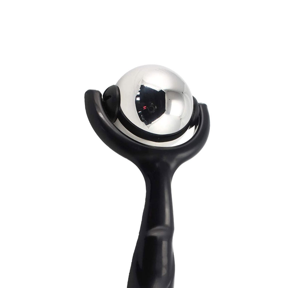 Roller Massage Bal Lichaam Nek Schouder Terug Been Massage Roller Dij Kalf Spier Fysieke Therapie Bal Rvs Gezicht