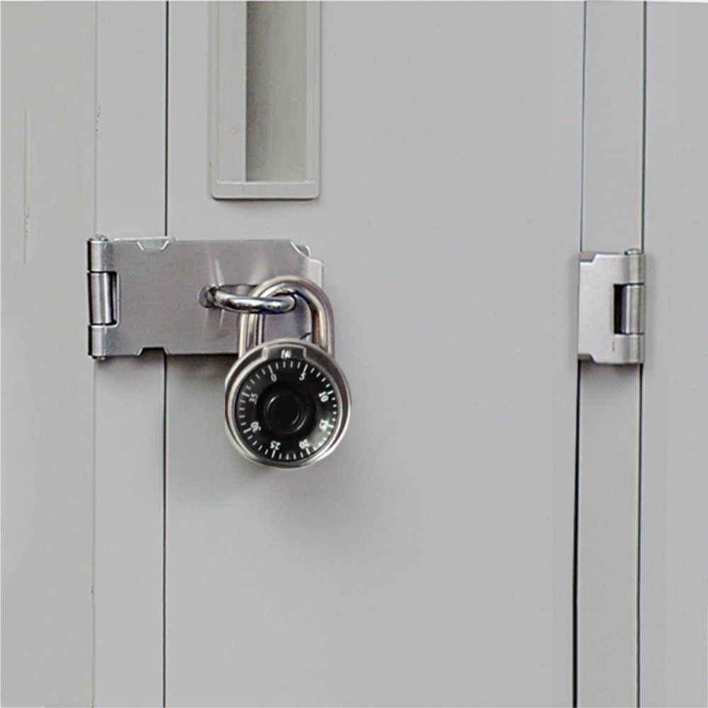 Rotary Padlock Digit Combination Code Lock Safe Dial Number Luggage Security