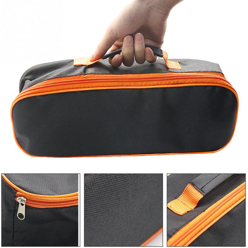 Draagbare Pouch Organizer Storage Case Stofzuiger Gereedschapstas Duurzame Ritssluiting Zwart Carring Met Handvat Slijtvast