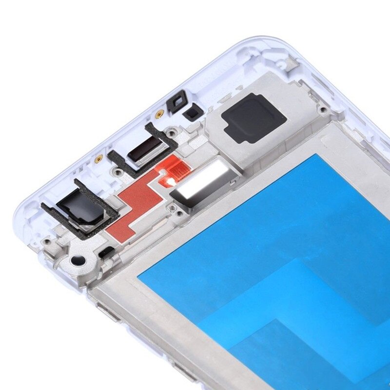 Para Huawei Honor 7X LCD Placa Habitação Quadro Moldura Tampa da caixa Frente UM Quadro Placa quadro Oriente Peças de Reposição