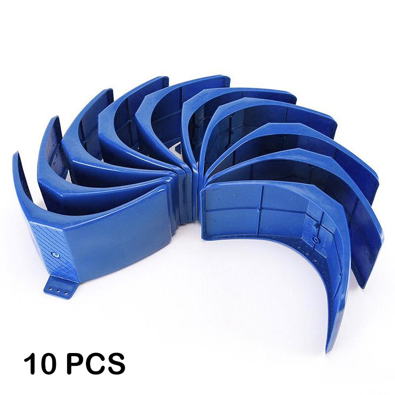 Percha de palomas de 1/5/10 piezas, marco de apoyo para palomas, parrilla, refugio para aves, suministros para pájaros, soporte azul _ WK: 10pcs
