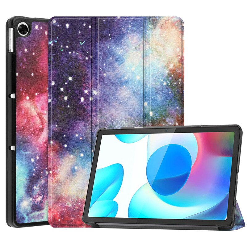 Voor Realme Pad 10.4 Inch Tri-Vouwen Hard Pc Stand Cover Voor Funda Realme Pad cover Case Tablet: YHX
