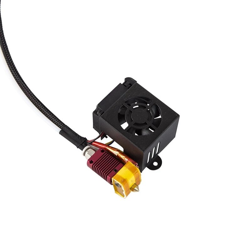 Til creality 3d cr -10s fuldmonteret ekstruder kit cr -10 hotend samling fuld dysesæt fuld samlet ekstruder kit blæser dæksel 3
