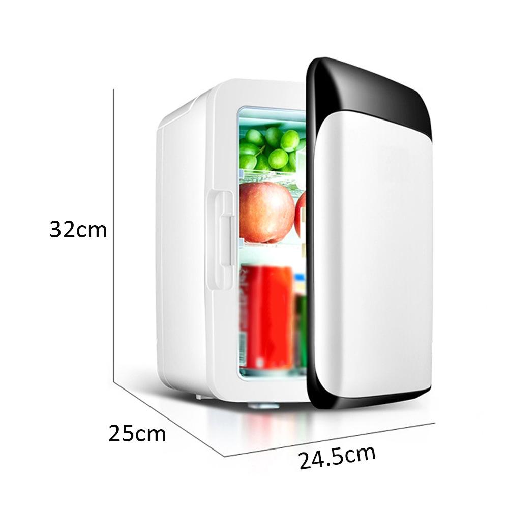12V Car Mini Refrigerator Cosmetics Fridge 10L Bedroom Icebox Picnic Cooler Portable Beverage Freezer Heating/Cooling Machine