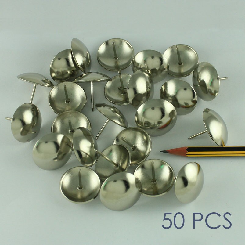 30mm silver upholstery tack decorative nail furniture rivet big 50 pcs