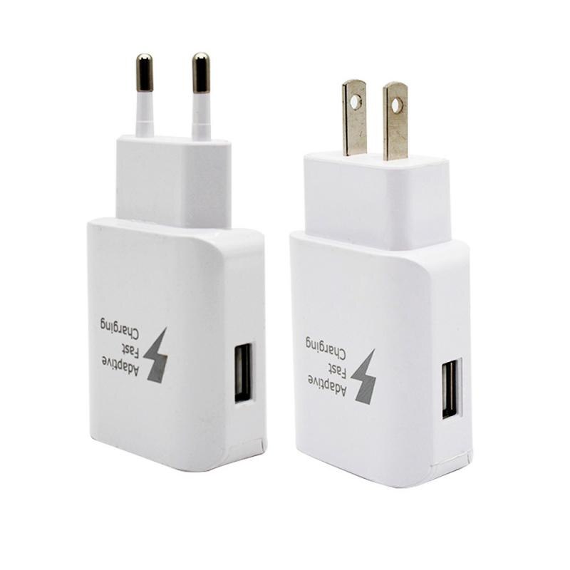 1pc schnell aufladen QC 2,0 Zauberstab 1 USB Schnelle Ladegerät Adapter EU/uns-stecker Smartphone Reise Ladegeräte Für telefon Tabletten MP3/MP4 Spieler