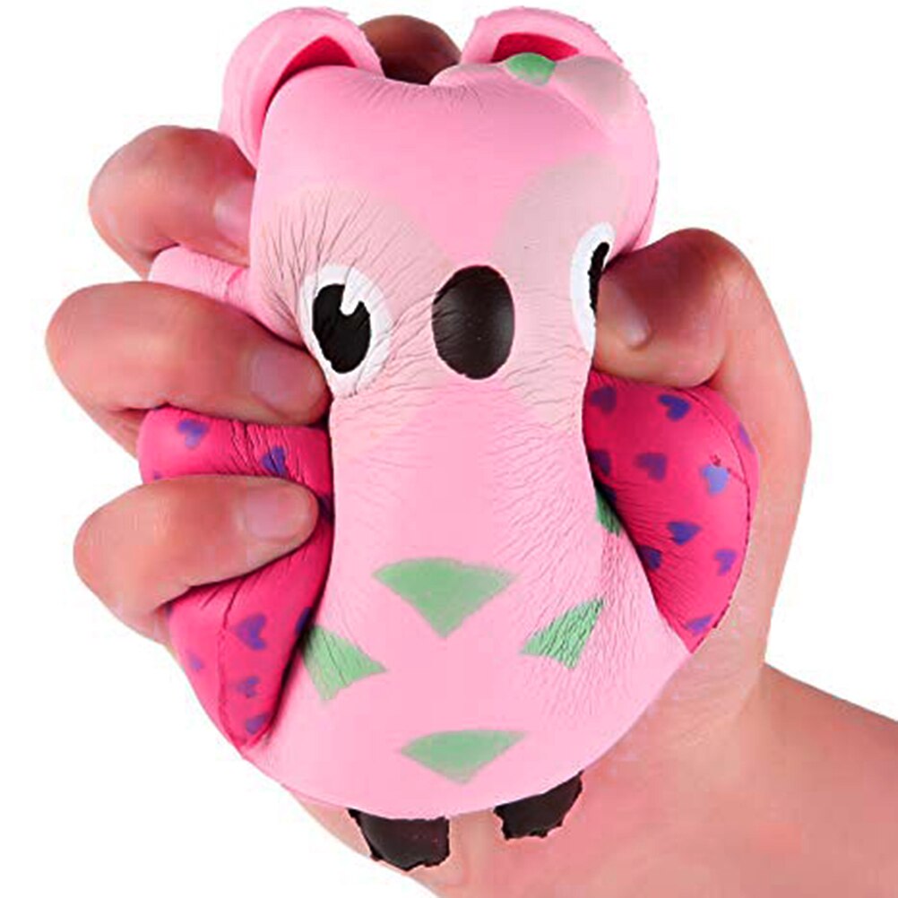 Doux en hausse Jumbo spongieux Antistress Kawaii dessin animé hibou parfumé presser enfants Squishys jouet soulagement du Stress décompression jouets #40