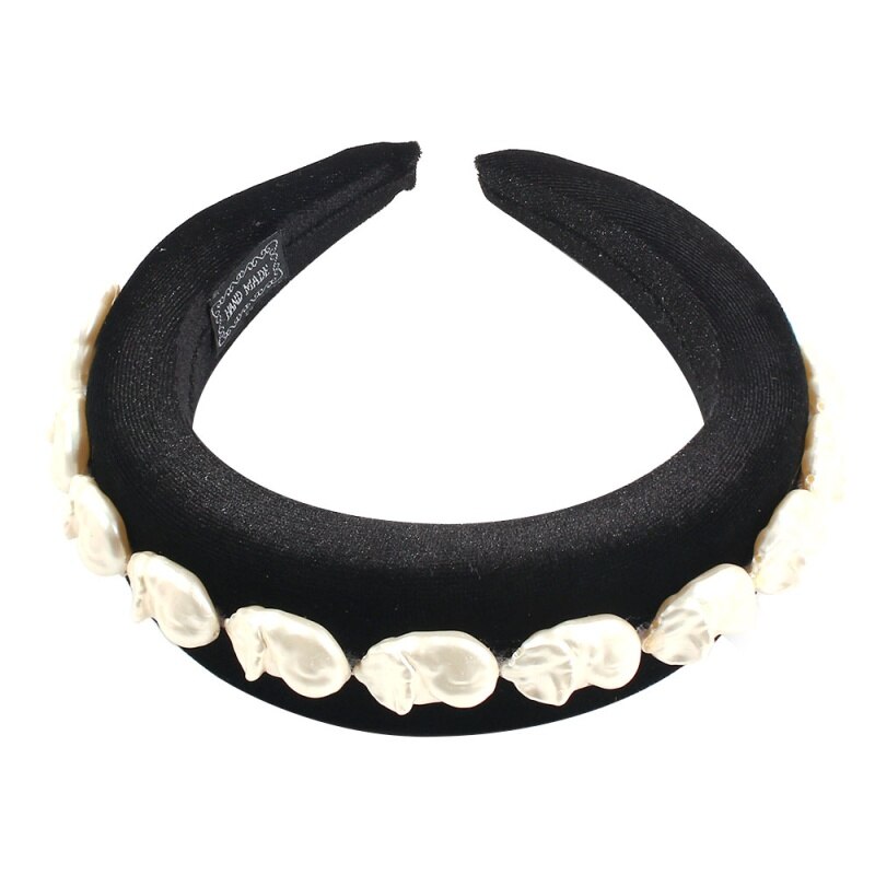 Candy Color Padded Wide Sponge Headband Glitter Velvet Hair Hoop Party Stretchy Thick Hairband Ladies Bezel Headpiece: 17