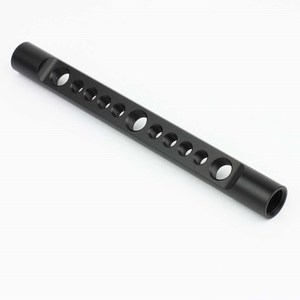 Accesorios para cámara DSLR, varillas de hombro para cámara M12 de 15mm con agujeros de tornillo de 1/4 "y 3/8"