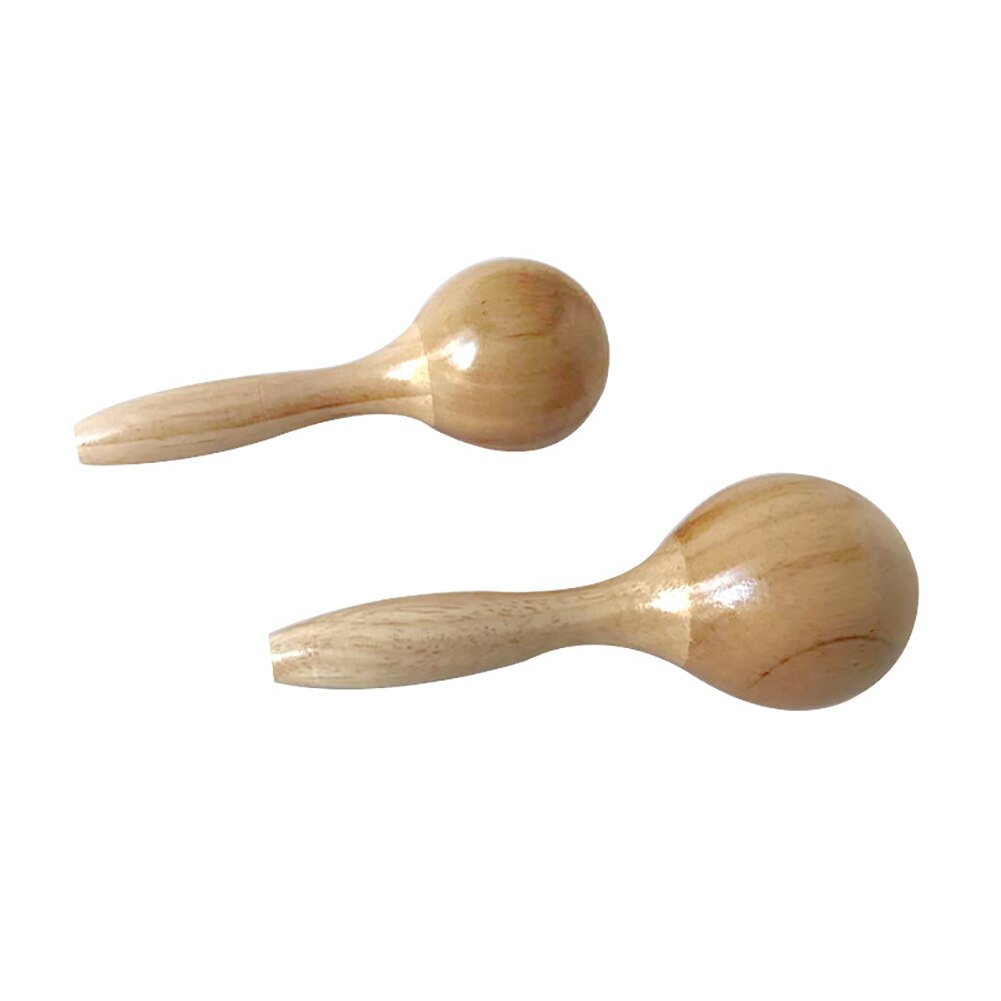 1Pcs Wooden Orff Musical Percussion Instrument Children Maraca Rattle Tool Toys Intelligence Developmental Toys for Toddle