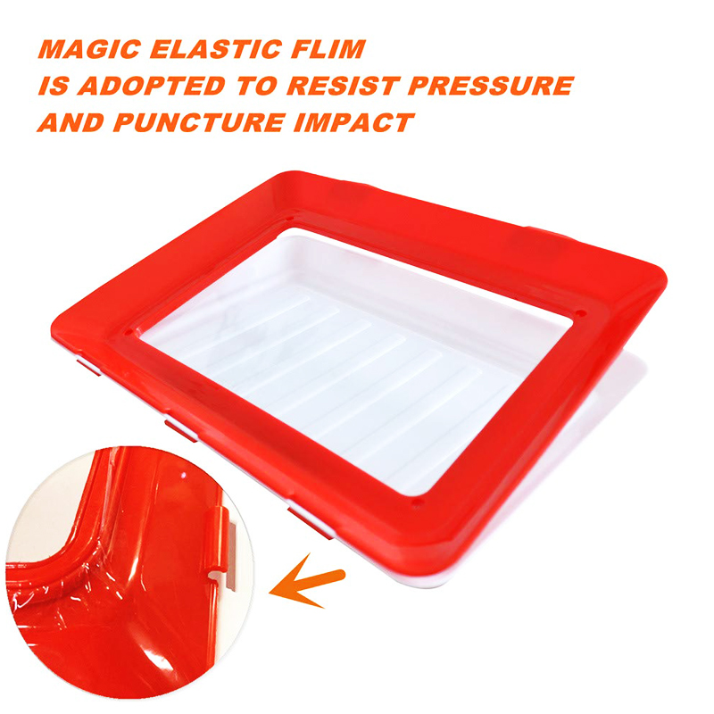 Fruit and Vegetable Tools Food Plastic Preservation Tray Storage Container Kitchen Tools
