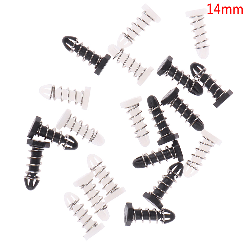 10 szt. 14mm wentylator chłodzący plastikowe klipsy sprężynowe zabezpiecz radiator plastikowy gwóźdź mostek południowy mostek północny
