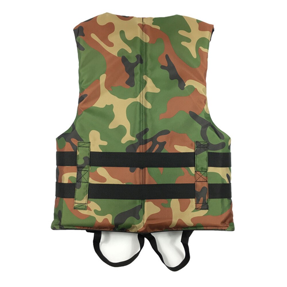 Adult Life Jacket Camouflage Portable Foldable Foam Buoyancy Vest Water Sports Surfing Swimming Life Jacket Suitable For 50-75KG