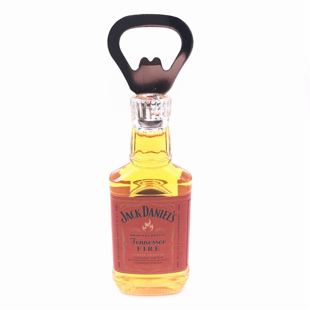 3D Koelkast Magneet Simulatie Bier Coke Whiskey Opener Mini Wijn Fles Soda Kurkentrekker Vloeistof Kan Flow Keuken Decor: M