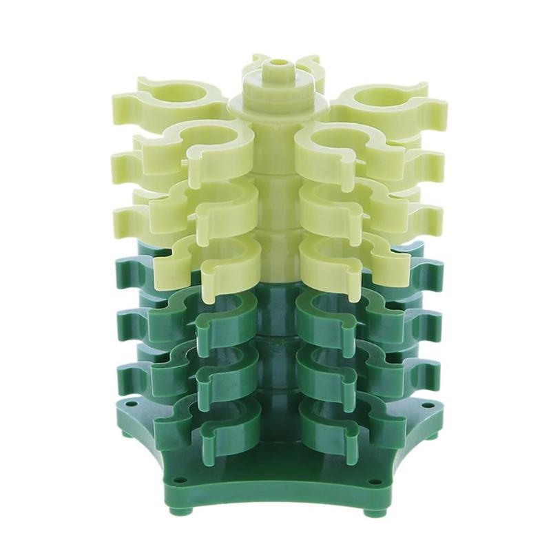 1PC Sewing Shuttle Core Case Holder Embroidery Tower Storage for 30 Bobbins Sewing Machine Bobbins Storage Rack Useful