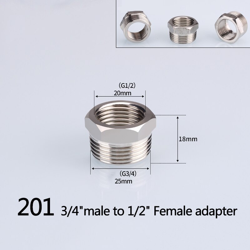 1/2" 3/4" BSP Female Male Thread Tee Type Reducing Stainless steel Elbow Butt joint adapter Adapter Coupler Plumbing fittings: Other