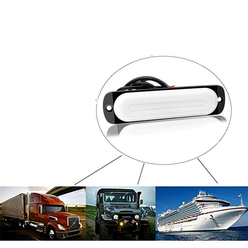 5 stuks 6 led-lichtbalk werklamp 4wd led-balk 12v waarschuwingslichten auto vrachtwagen suv overstromingen spot offroad rijden mistlamp