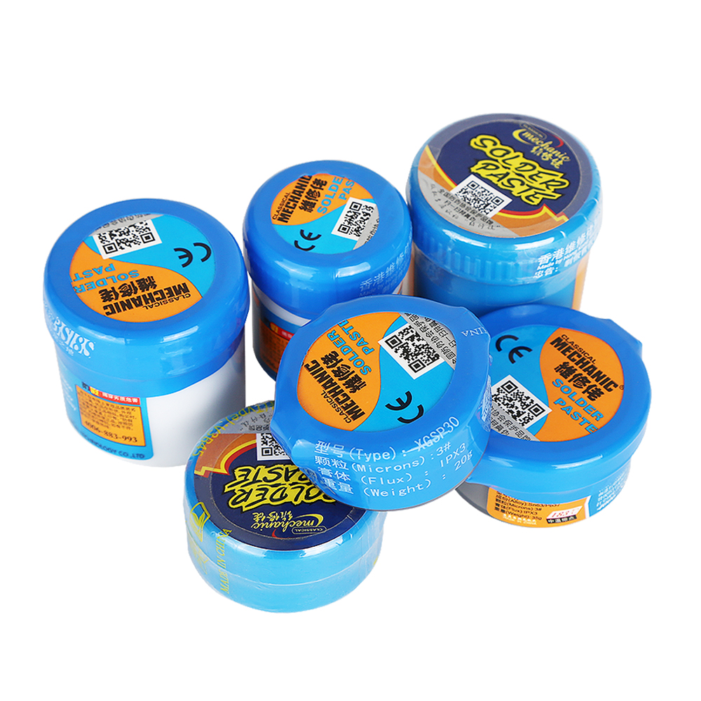 Solder Paste Flux Tin Paste Melting Point 138°C and 183°C Tin Sn63/Pb67 for Soldering Iron Circuit Board Repair BGA SMT Rework