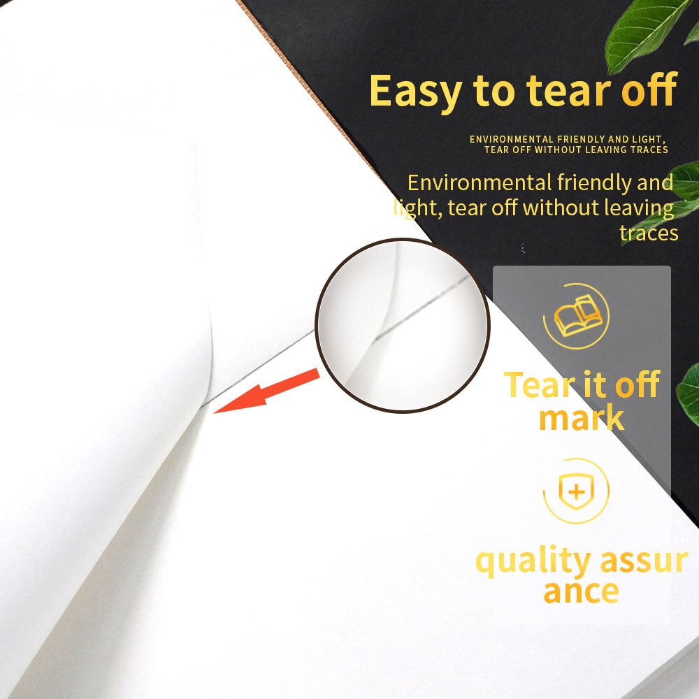 35Sheets Blank Flipbook painting sketchbook kraft paper cover painting sketchbook animation cartoon Art creation