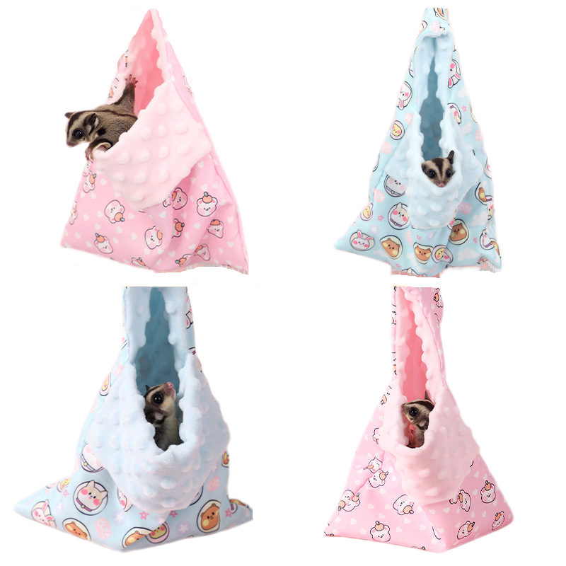 Zucker Segelflugzeug Hängen Hängematte Schaukel Tasche Kleine Haustier Hamster Schlafen Bett Beutel Warme Nest Eichhörnchen Meerschweinchen Bett Haustier Zubehör