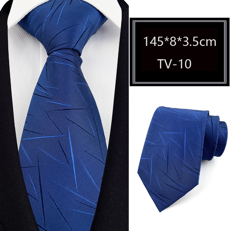 8CM Mens Necktie Stripes Floral Ties For Man Groom Jacquard Woven Neck Tie For Business Wedding Party: Yellow