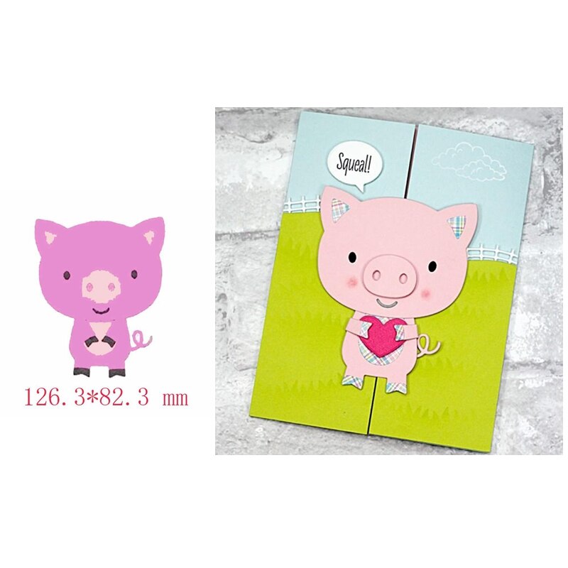 Cute Animals Metal Cutting Dies DIY Scrapbooking Die Cuts For Card Making: H3479
