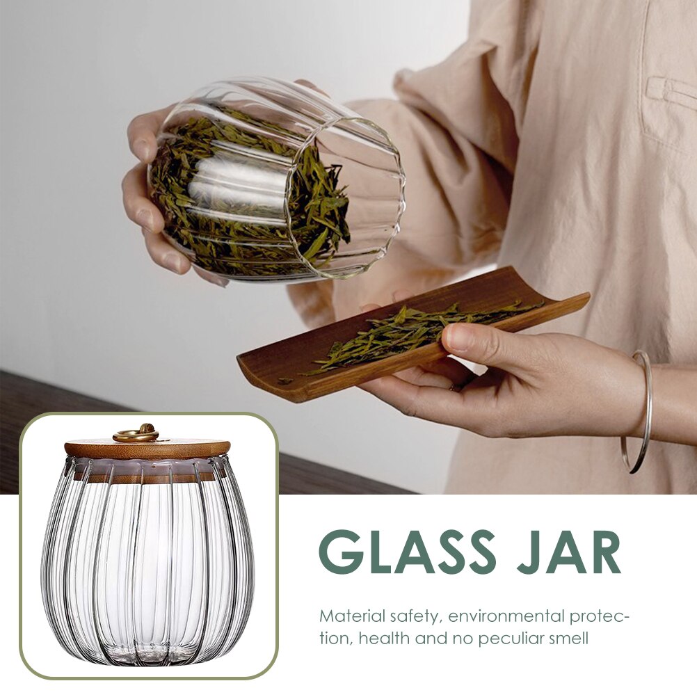 Dry Goods Canister Airtight Tea Storage Container Portable Food Storage Jar