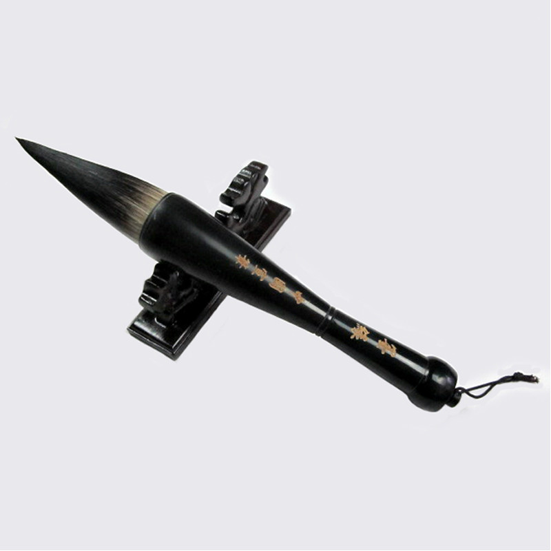 Chinese Calligraphy Brush Pen Multiple Hairs Caligrafia Writing Brush Big Word Hopper-shaped Brush Pen the Scholar&#39;s Four Jewels