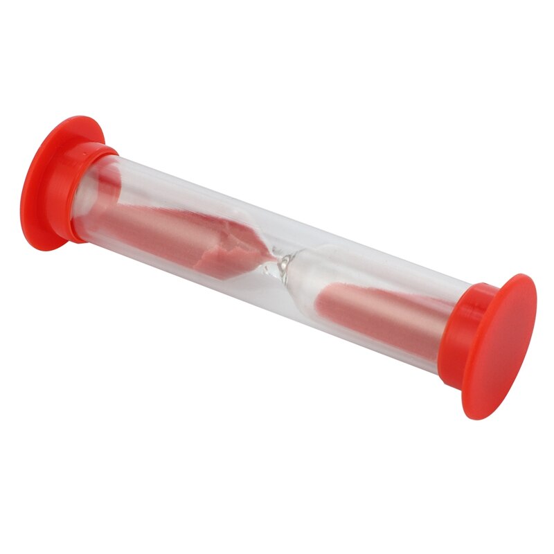 1 Minute Cute Plastic Sand Timer Red