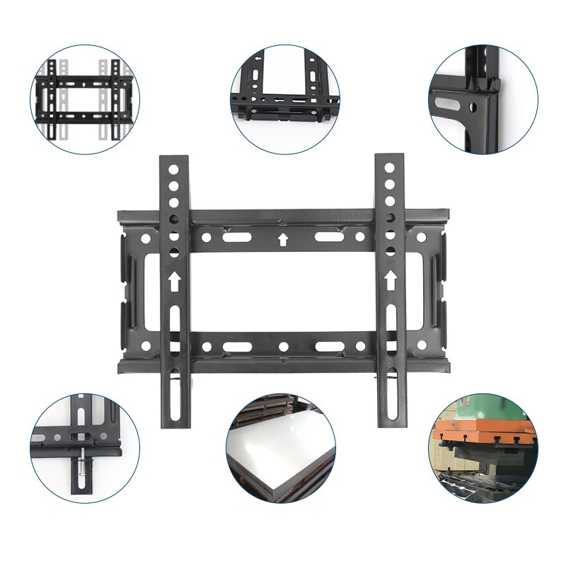 Universal Wall Mount Stand for 17-42inch LCD LED Screen Height Adjustable Monitor Retractable Wall for VESA Tv Bracket