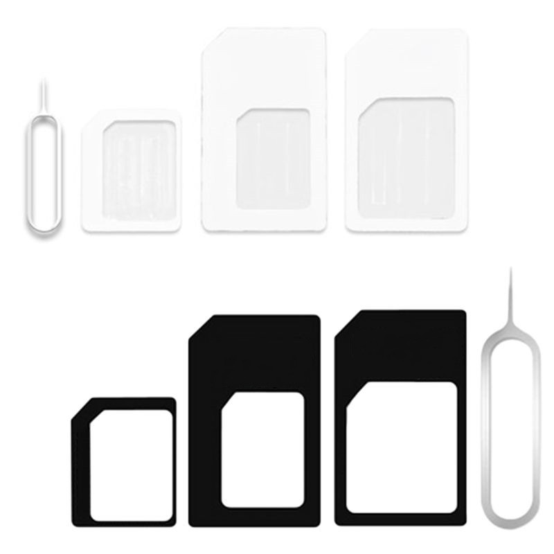 4 in 1 Konvertieren Nano SIM Karte zu Mikro Standard Adapter Für iPhone für Samsung 4G LTE USB kabellos Router