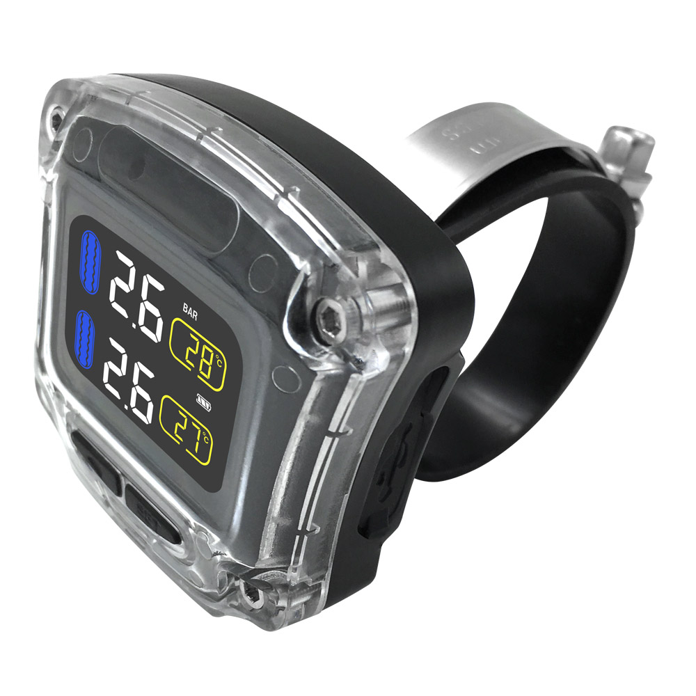 Écran LCD TPMS pour MOTO, système de surveillance de la pression des pneus, affichage de la température en temps réel
