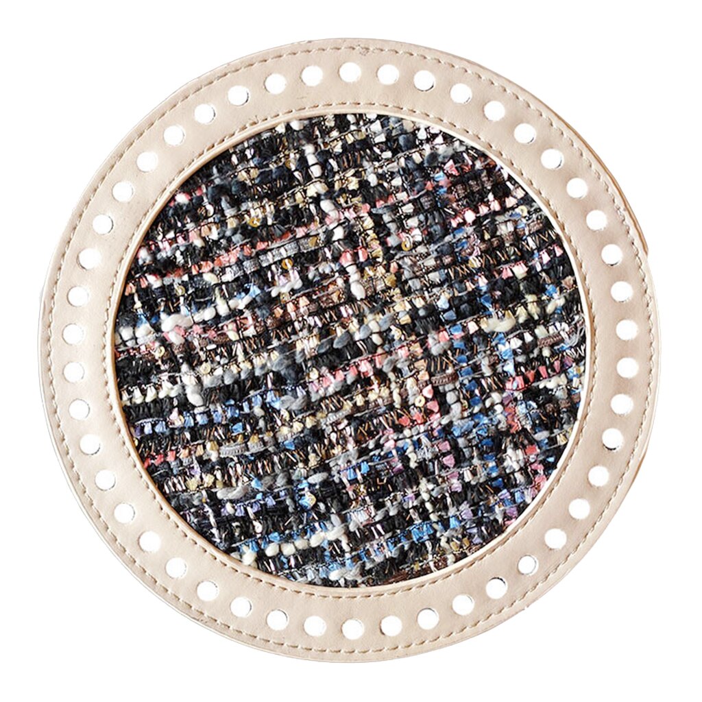 Round Crochet Bag Bottom Shaper Cushion Pad Insert Base for Purse Making: 6