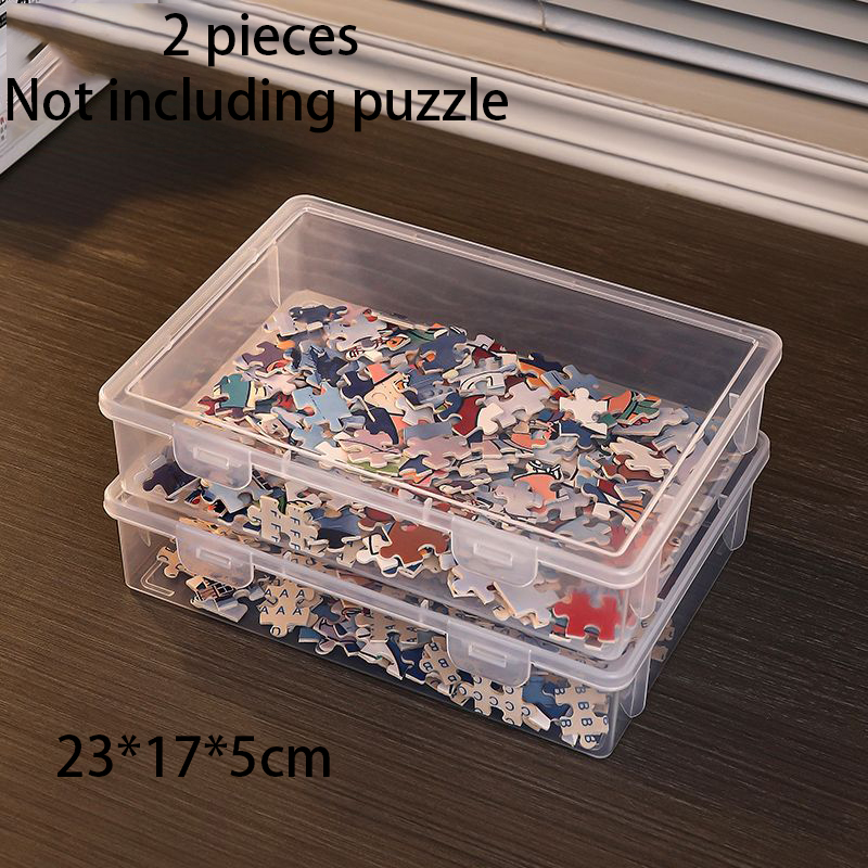 Caja de almacenamiento de plástico transparente con tapa de solapa, organizadores multiusos para manualidades, organizador de suministros de arte, caja de costura para cuentas, lápices, cuaderno: Castaño