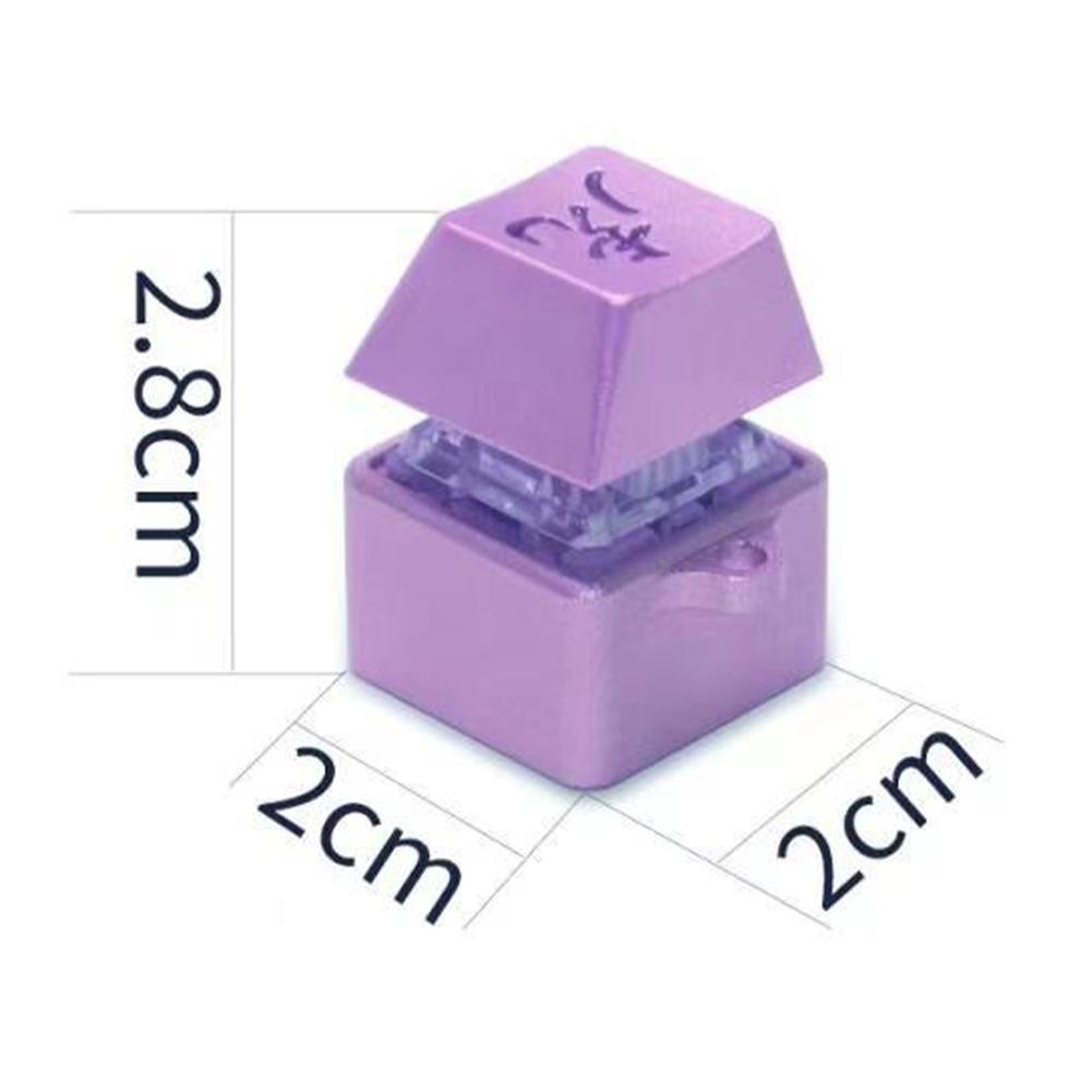 1 Pc RGB LED Mechanical Keyboard Switch Keychain Light Up Backlit For Keyboard Switches Tester Kit