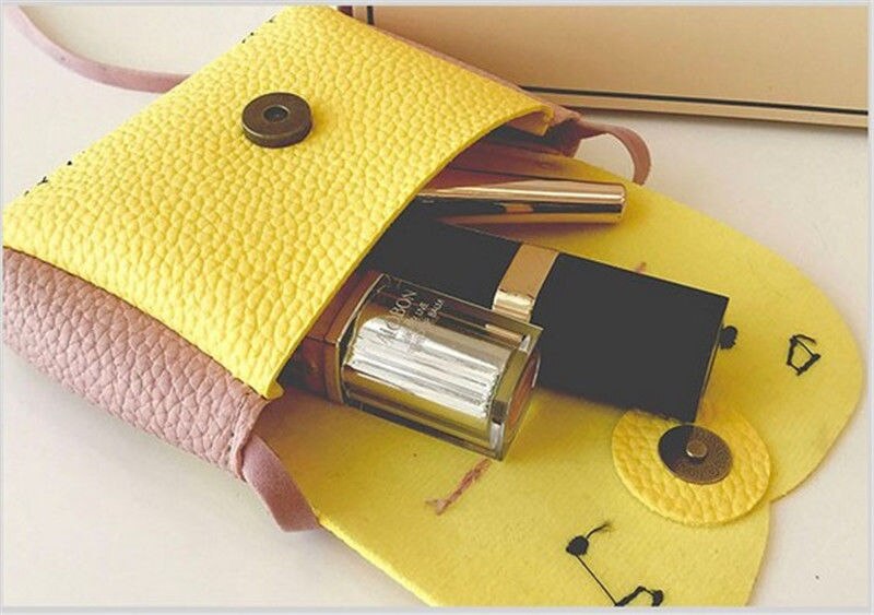 Bonito bolso de hombro de cuero de PU para niños y niñas, bandolera